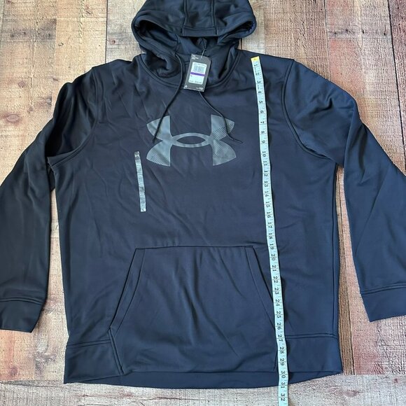 Under Armour UA performance graphic logo hoodie men's 2XL - Picture 7 of 7